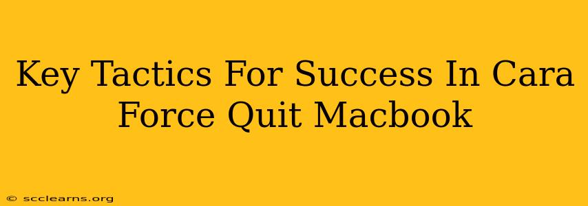 Key Tactics For Success In Cara Force Quit Macbook