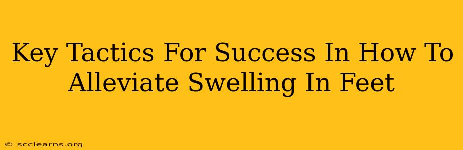 Key Tactics For Success In How To Alleviate Swelling In Feet