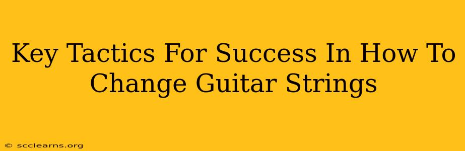 Key Tactics For Success In How To Change Guitar Strings