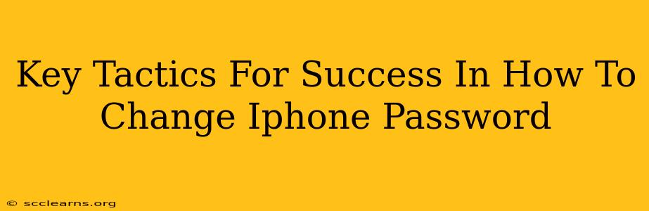 Key Tactics For Success In How To Change Iphone Password