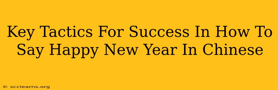 Key Tactics For Success In How To Say Happy New Year In Chinese