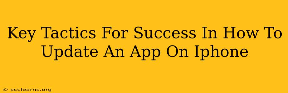 Key Tactics For Success In How To Update An App On Iphone