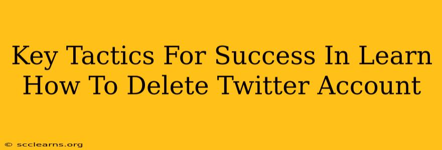 Key Tactics For Success In Learn How To Delete Twitter Account