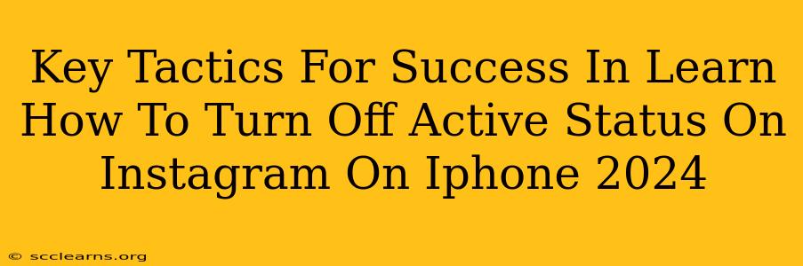 Key Tactics For Success In Learn How To Turn Off Active Status On Instagram On Iphone 2024