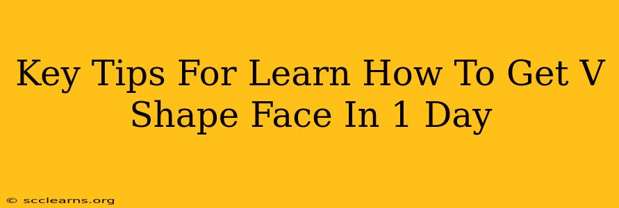 Key Tips For Learn How To Get V Shape Face In 1 Day