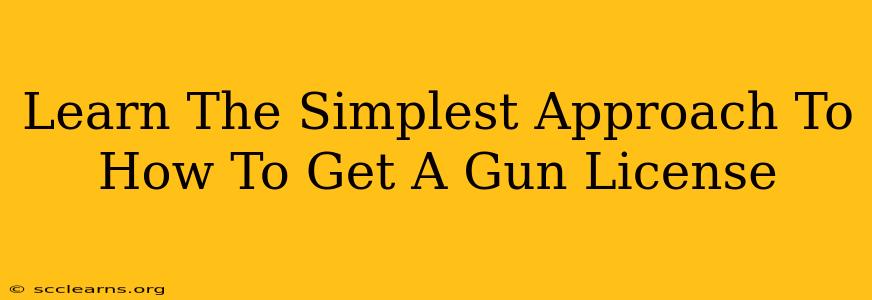 Learn The Simplest Approach To How To Get A Gun License