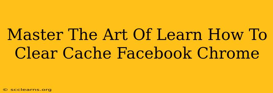 Master The Art Of Learn How To Clear Cache Facebook Chrome