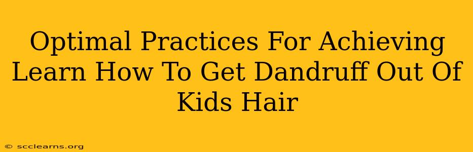 Optimal Practices For Achieving Learn How To Get Dandruff Out Of Kids Hair