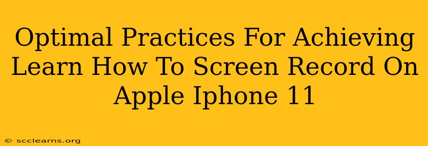 Optimal Practices For Achieving Learn How To Screen Record On Apple Iphone 11