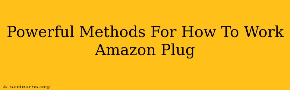 Powerful Methods For How To Work Amazon Plug