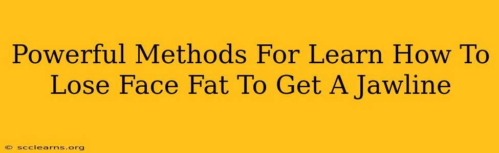 Powerful Methods For Learn How To Lose Face Fat To Get A Jawline