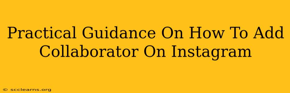 Practical Guidance On How To Add Collaborator On Instagram
