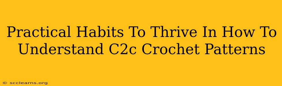 Practical Habits To Thrive In How To Understand C2c Crochet Patterns