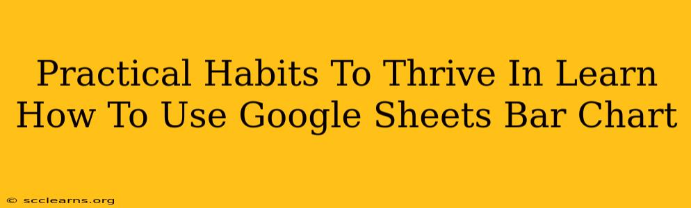 Practical Habits To Thrive In Learn How To Use Google Sheets Bar Chart