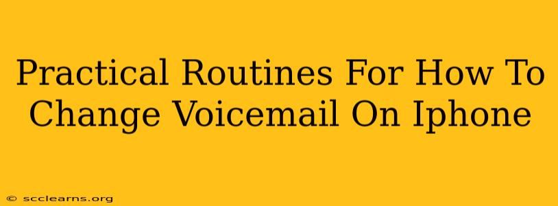 Practical Routines For How To Change Voicemail On Iphone