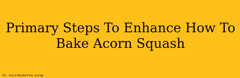 Primary Steps To Enhance How To Bake Acorn Squash