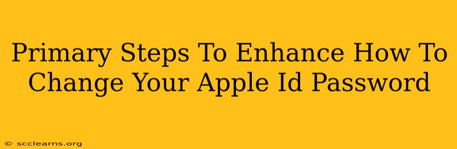 Primary Steps To Enhance How To Change Your Apple Id Password