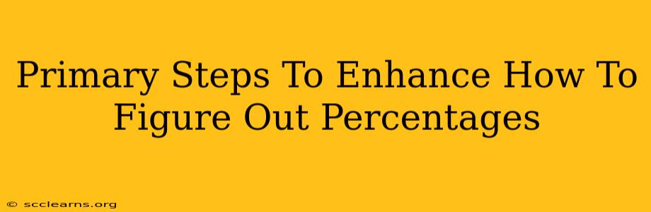 Primary Steps To Enhance How To Figure Out Percentages