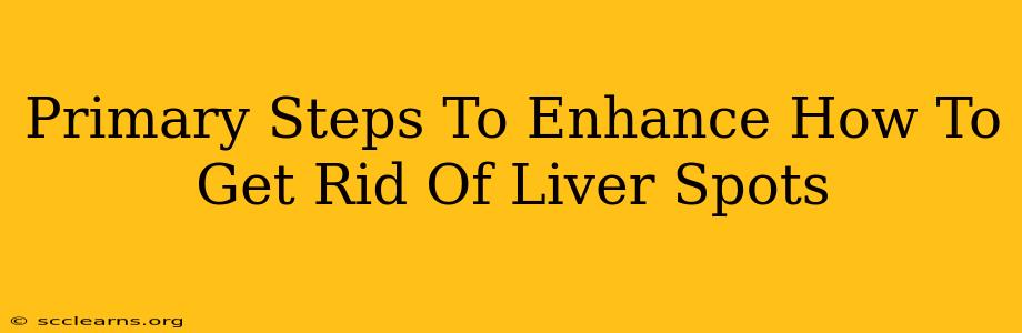 Primary Steps To Enhance How To Get Rid Of Liver Spots