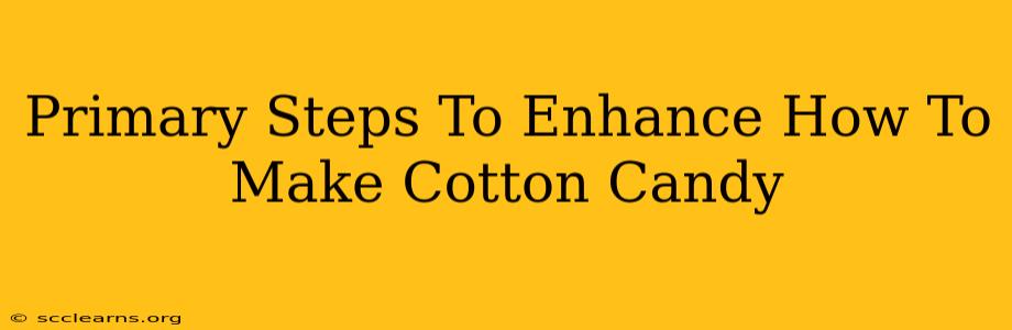 Primary Steps To Enhance How To Make Cotton Candy