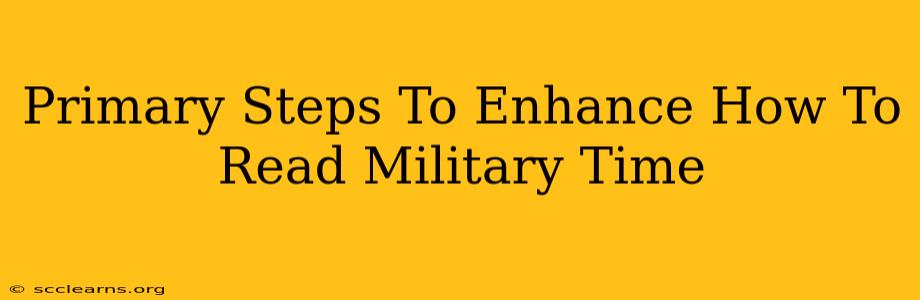 Primary Steps To Enhance How To Read Military Time