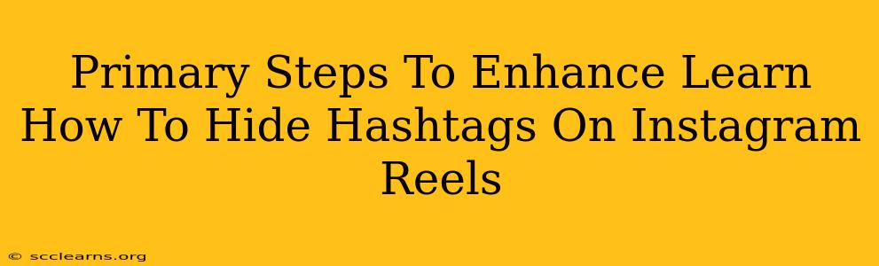 Primary Steps To Enhance Learn How To Hide Hashtags On Instagram Reels