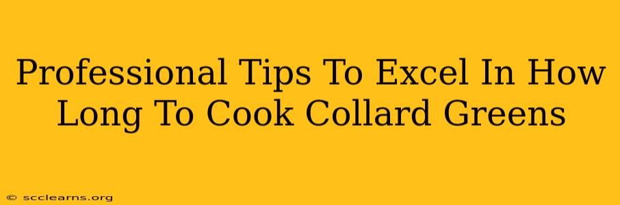 Professional Tips To Excel In How Long To Cook Collard Greens