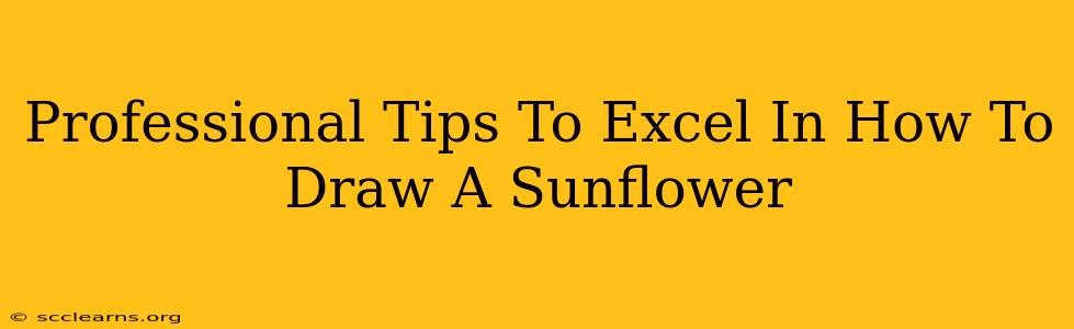 Professional Tips To Excel In How To Draw A Sunflower