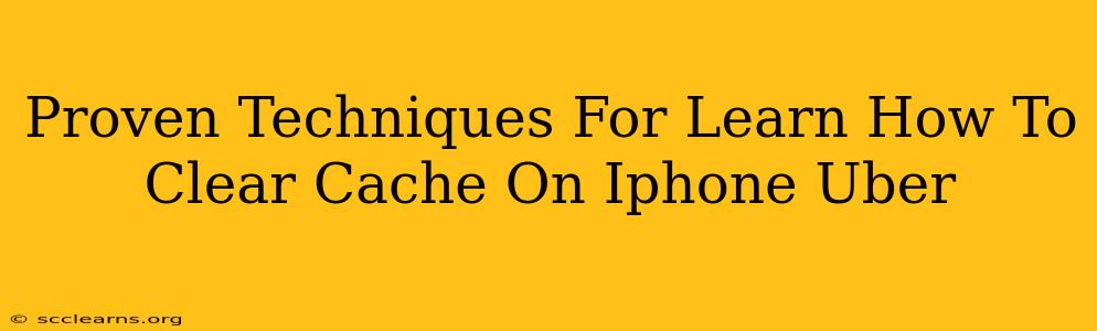 Proven Techniques For Learn How To Clear Cache On Iphone Uber