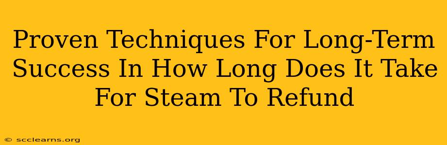 Proven Techniques For Long-Term Success In How Long Does It Take For Steam To Refund