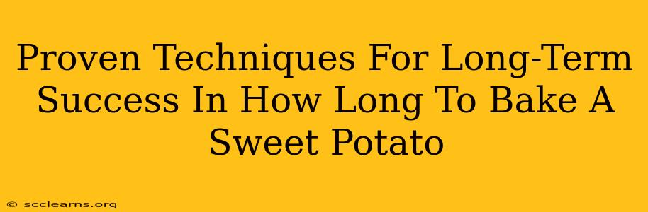 Proven Techniques For Long-Term Success In How Long To Bake A Sweet Potato