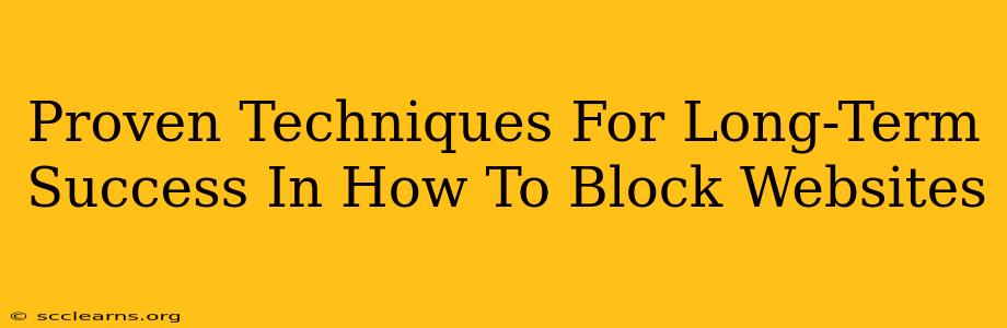 Proven Techniques For Long-Term Success In How To Block Websites