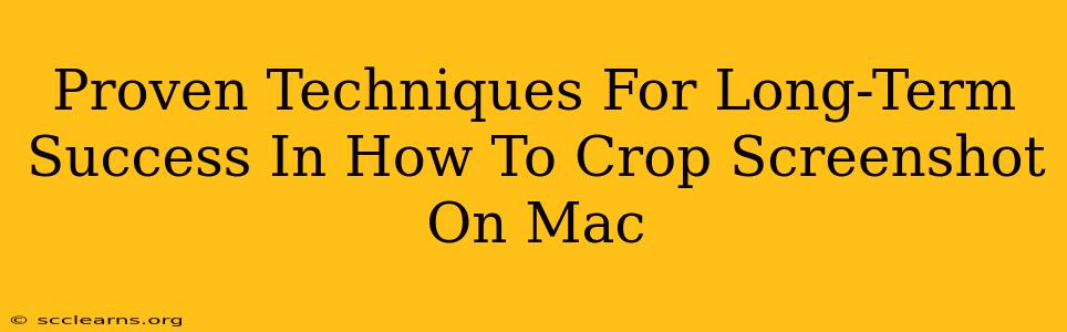 Proven Techniques For Long-Term Success In How To Crop Screenshot On Mac