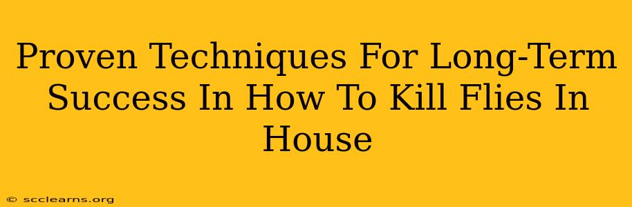 Proven Techniques For Long-Term Success In How To Kill Flies In House