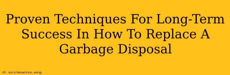 Proven Techniques For Long-Term Success In How To Replace A Garbage Disposal