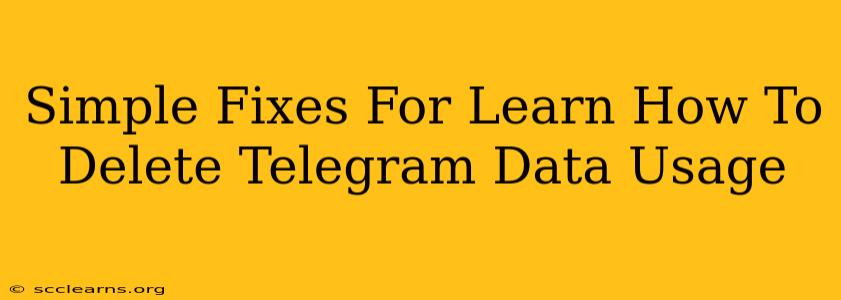 Simple Fixes For Learn How To Delete Telegram Data Usage