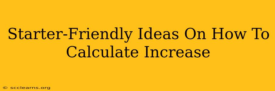 Starter-Friendly Ideas On How To Calculate Increase