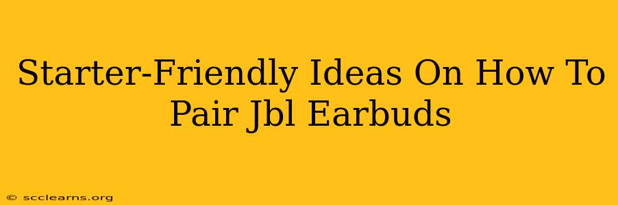 Starter-Friendly Ideas On How To Pair Jbl Earbuds