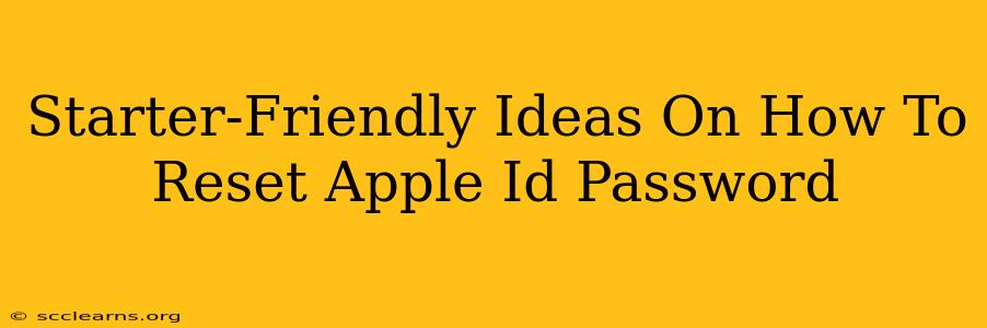 Starter-Friendly Ideas On How To Reset Apple Id Password