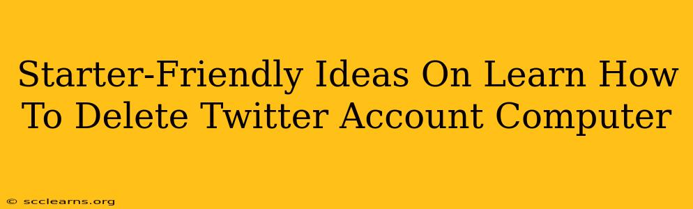 Starter-Friendly Ideas On Learn How To Delete Twitter Account Computer