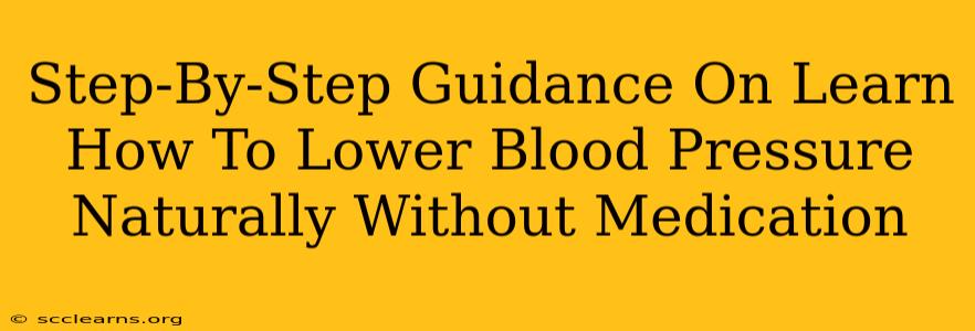 Step-By-Step Guidance On Learn How To Lower Blood Pressure Naturally Without Medication