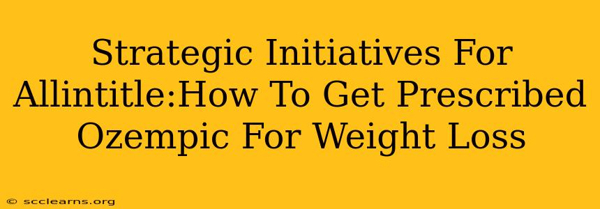 Strategic Initiatives For Allintitle:How To Get Prescribed Ozempic For Weight Loss