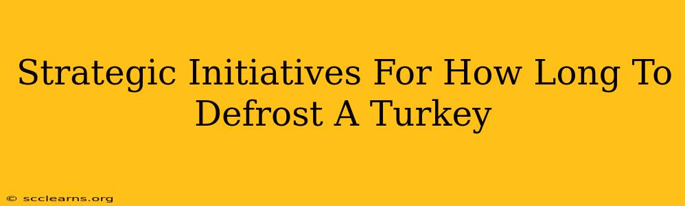 Strategic Initiatives For How Long To Defrost A Turkey