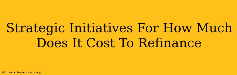 Strategic Initiatives For How Much Does It Cost To Refinance