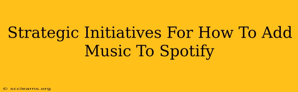 Strategic Initiatives For How To Add Music To Spotify