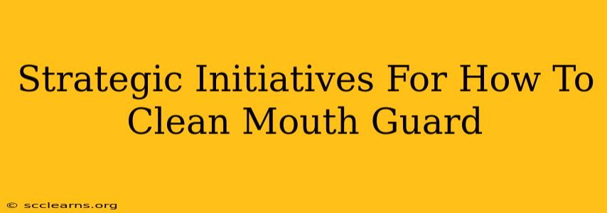 Strategic Initiatives For How To Clean Mouth Guard