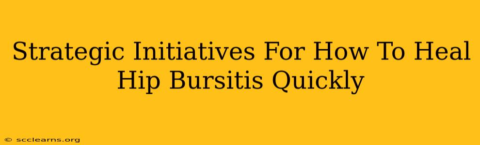 Strategic Initiatives For How To Heal Hip Bursitis Quickly