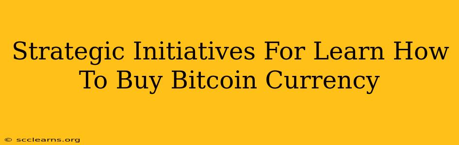 Strategic Initiatives For Learn How To Buy Bitcoin Currency