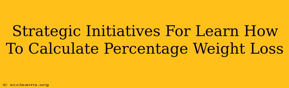 Strategic Initiatives For Learn How To Calculate Percentage Weight Loss