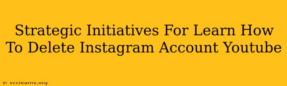 Strategic Initiatives For Learn How To Delete Instagram Account Youtube